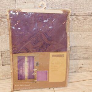 HomeTrends Sheer Panel   1 Panel  Purple Marjorie *
